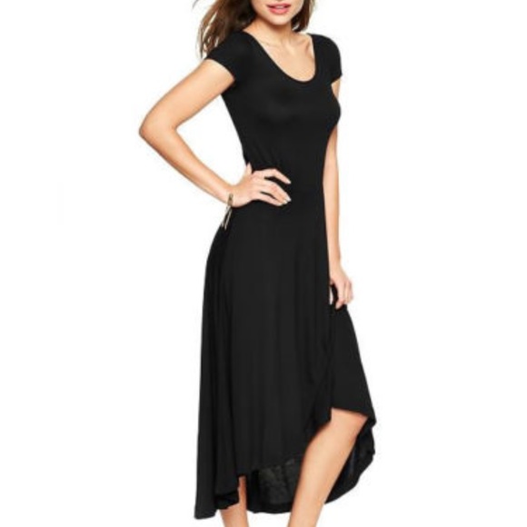 Gap Ballet Back Asymmetrical Midi Dress - Picture 3 of 3